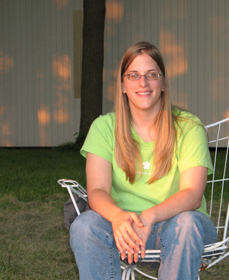 Rachel Baker posing for the camera