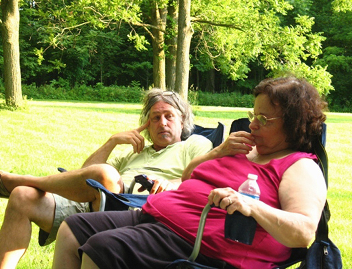 Discussing the relationship between writing and working with clay