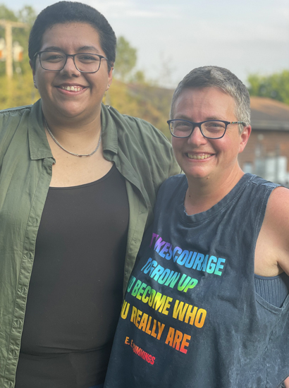 Alex and Dawn enjoying their time together