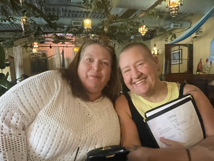 The camera loves Amy Wise and Bex Miller