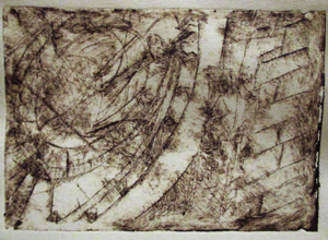 Curtis VanDonkelaar's abstract print from his engraving