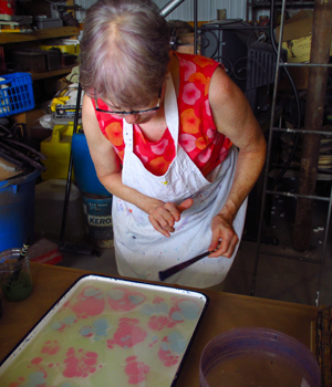 Mary Catherine Harper marbling