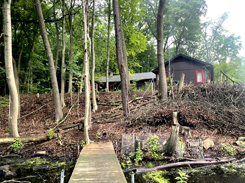 Dawn Burns' photo . . . swamp bridge leading to H House
